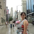 Greta on the Chicago Magnificent Mile